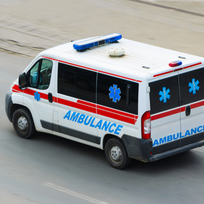 Ukázka sanitky a jejího vybavení