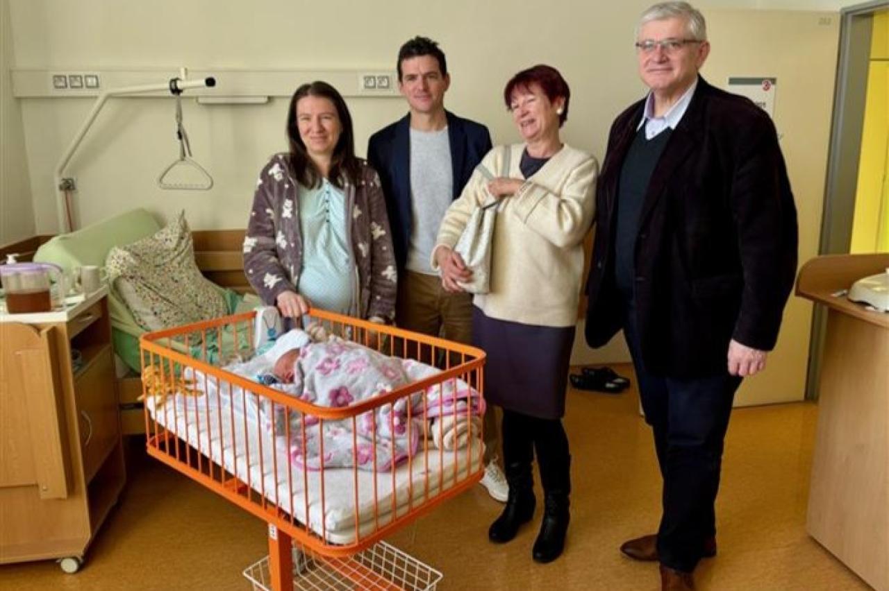Primátor Bouška přivítal první letošní boleslavské miminko