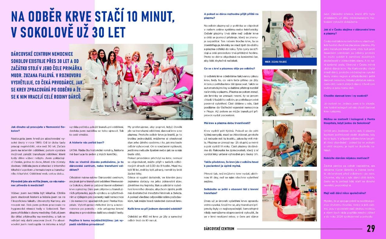 🩸 Co jste možná o dárcovství krve v Sokolově netušili