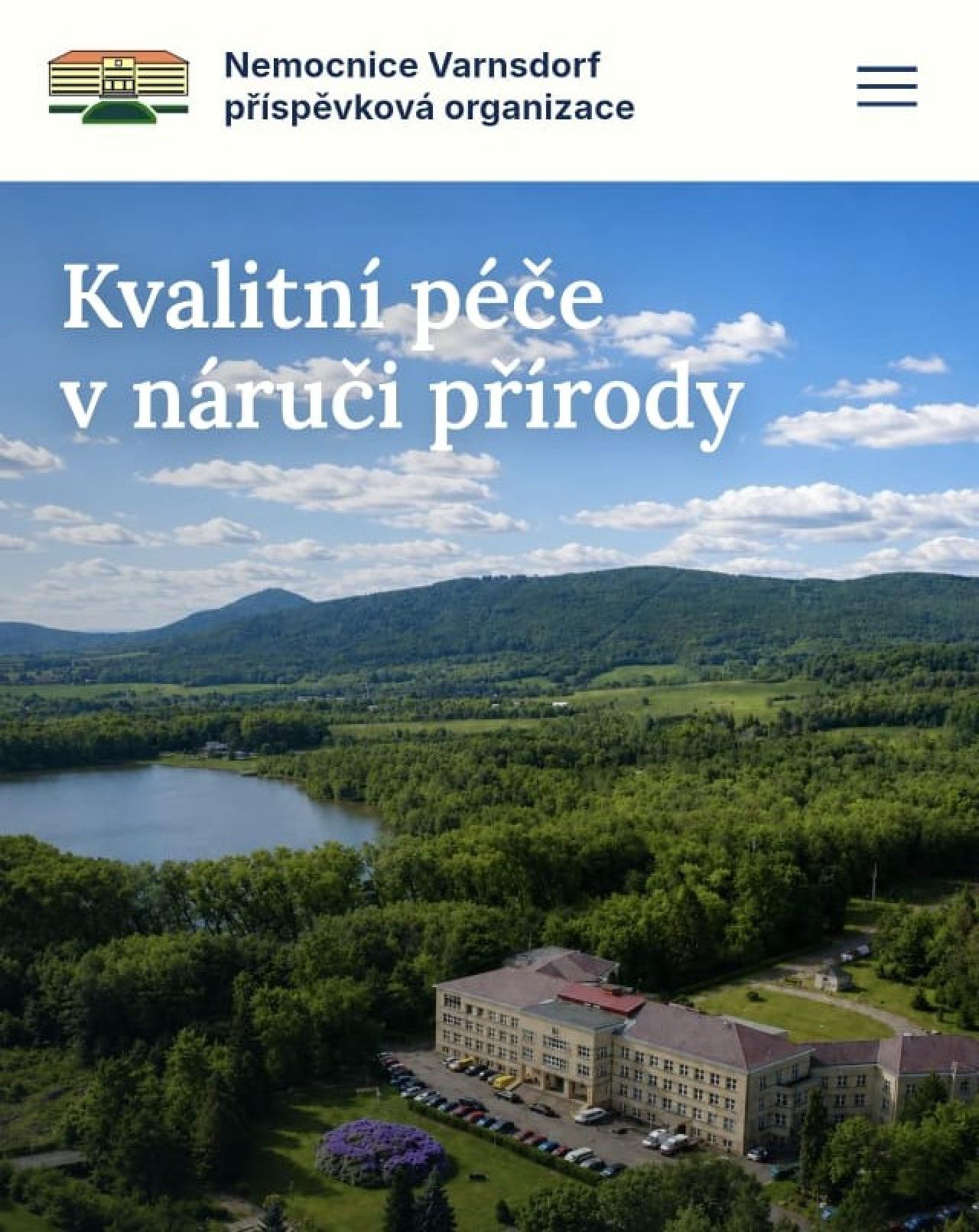 Nemocnice Varnsdorf spustila nové webové stránky