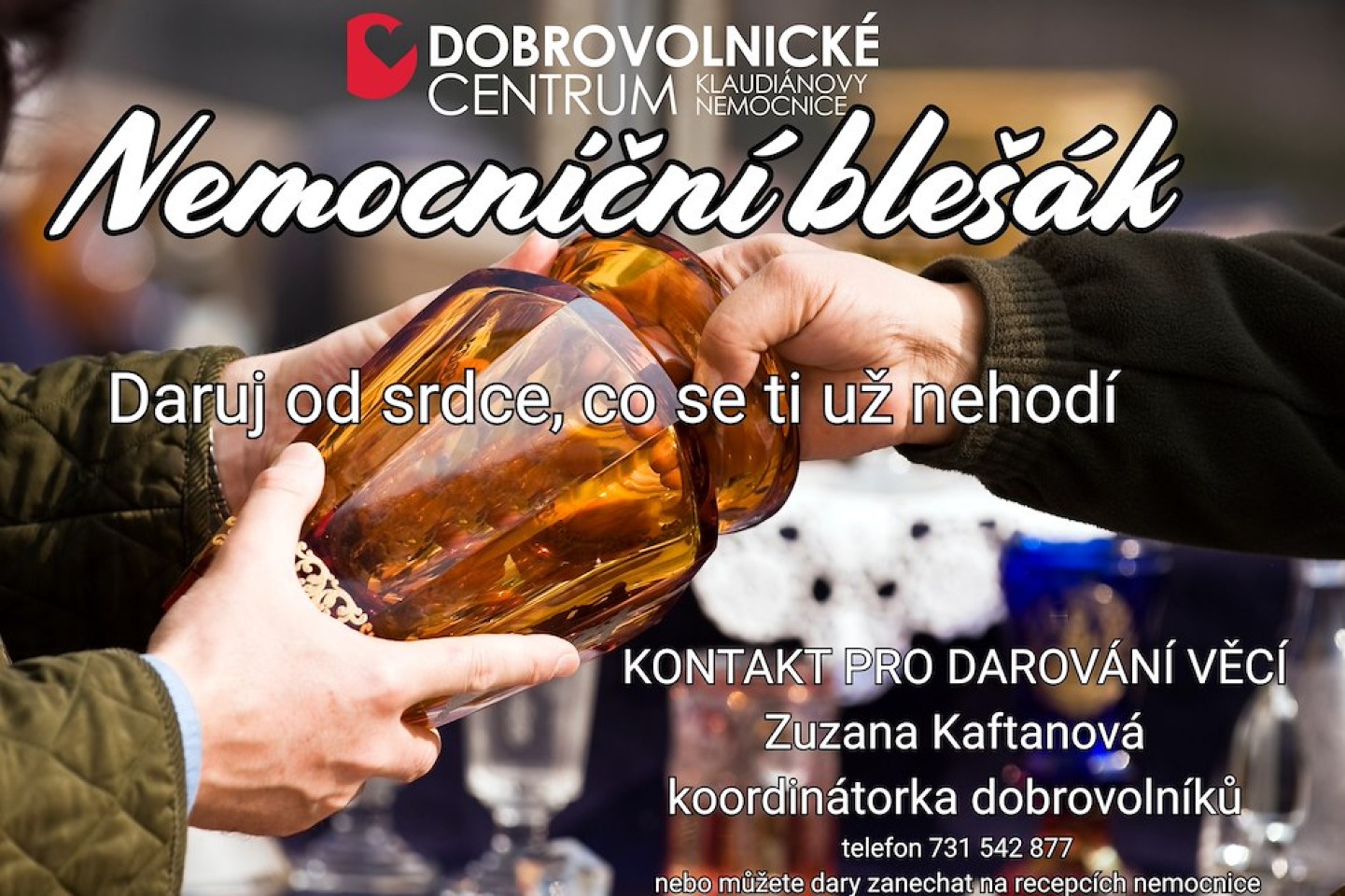 Dobrovolníci uspořádají další Nemocniční blešák